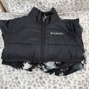 Columbia Whirlibird II Interchange Black and White Jacket-size S 7/8